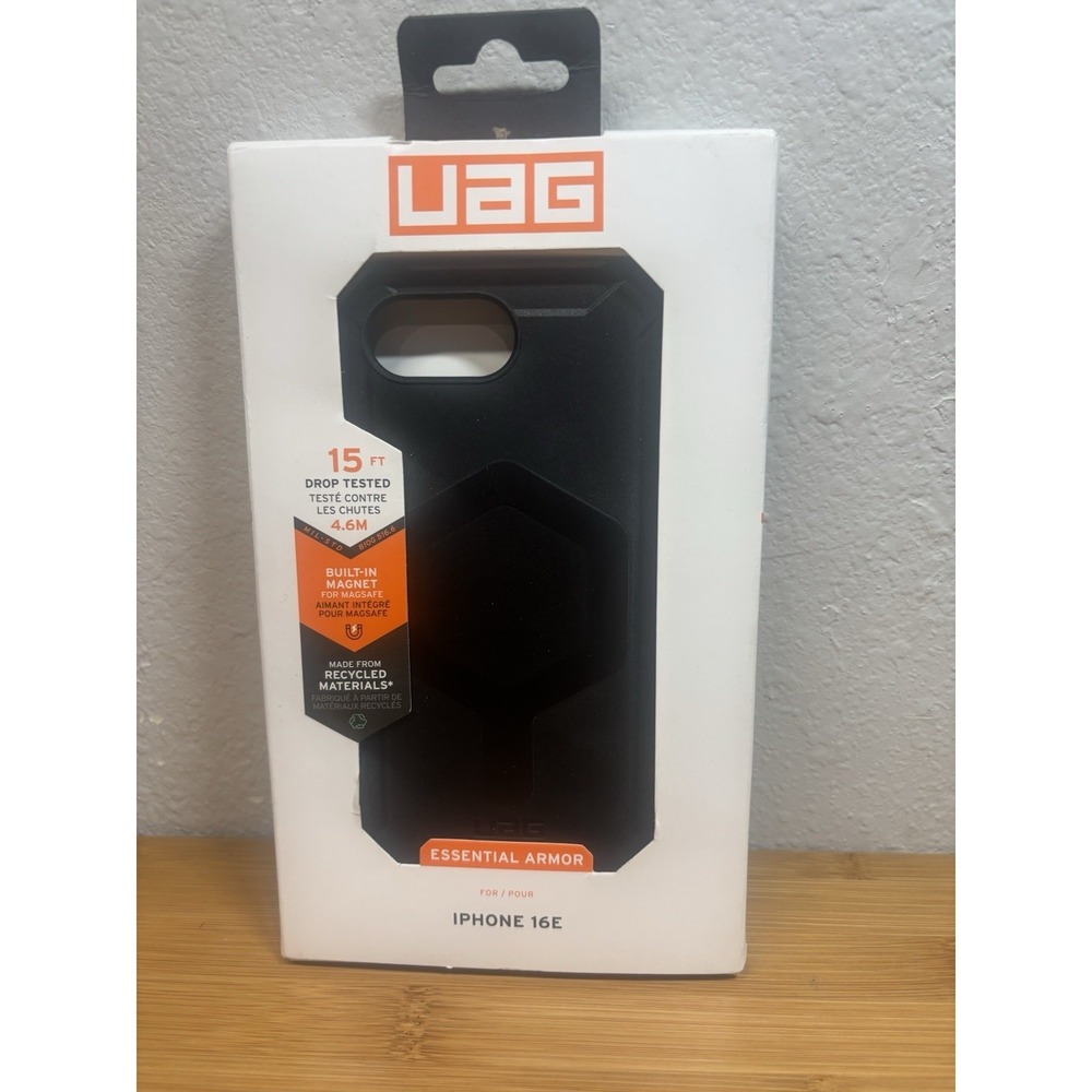 UAG iPhone 16e Case Essential Armor - Military Grade Drop - Black - Open Box